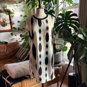 Trouve Monochrome Patterned Mini Dress